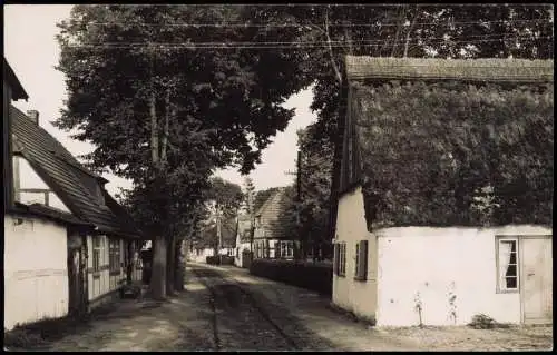 Postcard Großmöllen Mielno Dorfstraße 1934