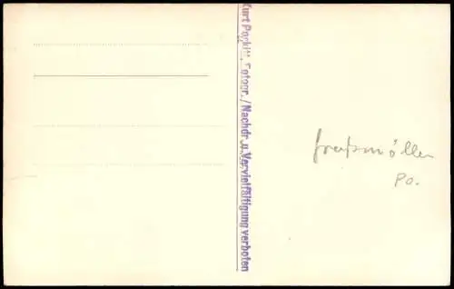 Postcard Großmöllen Mielno Dorfstraße 1934