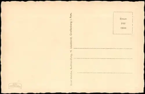 Postcard Greifenberg Gryfice Wasserfall, Kirche - Pommern 1930