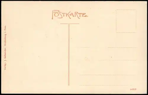 Postcard Greifenberg Gryfice Ottoshöhe, Ruderboot - Brücke 1912