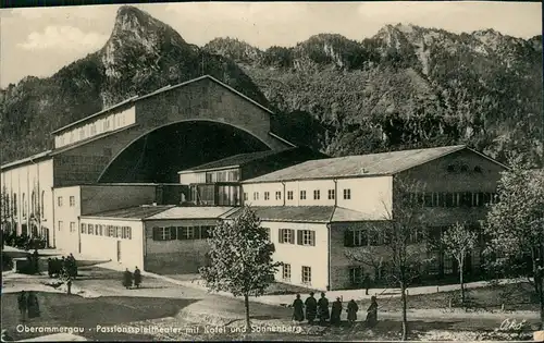 Ansichtskarte Oberammergau Passionstheater 1970  Sonderstempel + Mischfrankatur