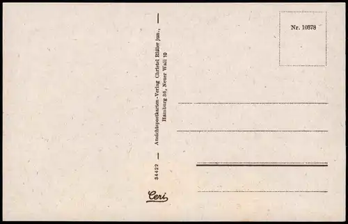 Ansichtskarte Soltau Straßenpartie an der Kirche 1940