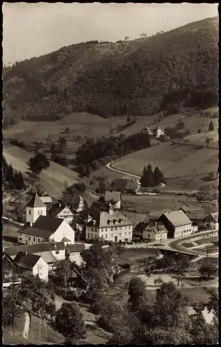 Ansichtskarte Oberwolfach Stadtpartie - Fotokarte 1962
