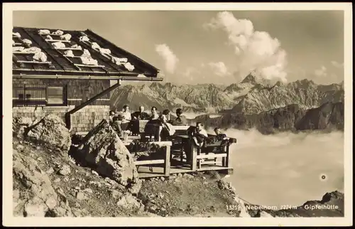 Ansichtskarte Oberstdorf (Allgäu) Nebelhorn, Restaurant 1957