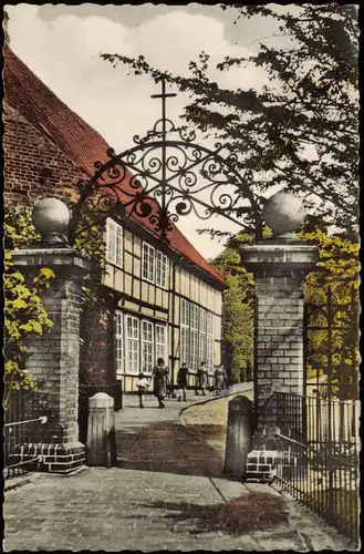 Ansichtskarte Itzehoe Eingang zum Klosterhof 1965