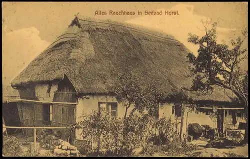 Postcard Horst-Seebad Niechorze Rauchhaus b Rewal 1918