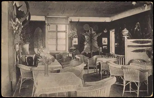 Henkenhagen Ustronie Morskie DÜNENHOTEL - Gastraum Kr. Kolberg Körlin 1925