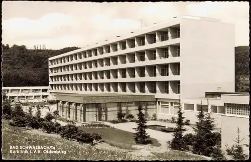 Ansichtskarte Bad Schwalbach Langenschwalbach Kurklinik L.V.A. Oldenburg 1961