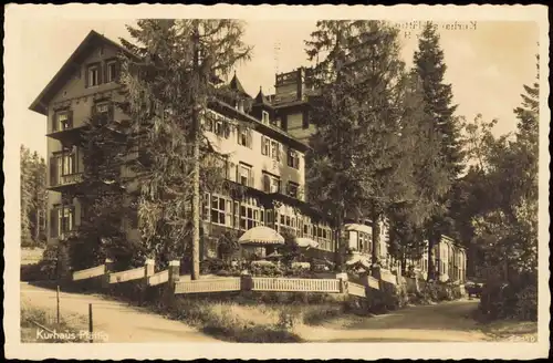 Ansichtskarte Bühl (Baden) Kurhaus Plättig, 800 m ü. M. 1938