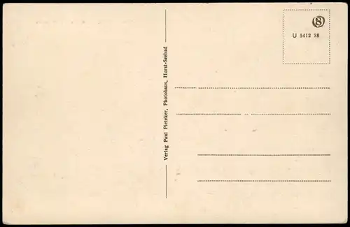 Postcard Horst-Seebad Niechorze Altes Rauchhaus, Gasthaus Pommern 1922