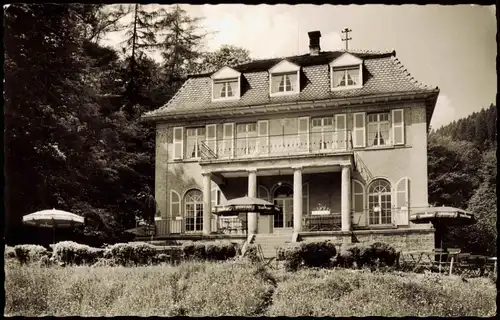 Ansichtskarte Neckargemünd Naturfreundehaus 1961