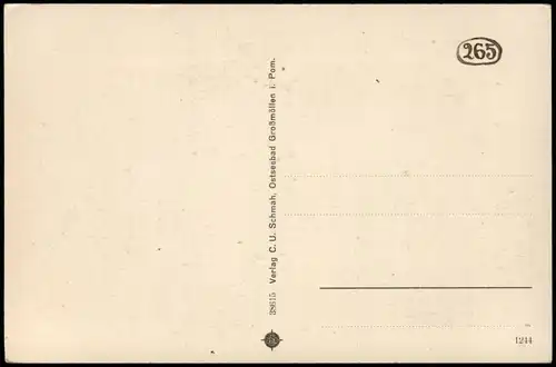 Postcard Großmöllen Mielno Am Strande, Restaurant 1927