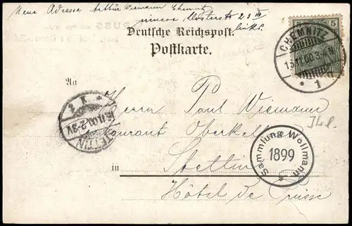 Chemnitz Neue Reudnitzer Conzerthallen Wiener Damen Orchester 1900