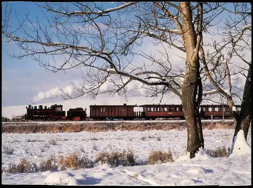 Eisenbahn Motiv-AK Dampflokomotive Rügensche Kleinbahn Rasender Roland 2001