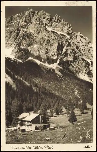 .Tirol Musauer Alm (Tannheimer Gruppe) Tirol Kölle Spitze 2240 m 1940
