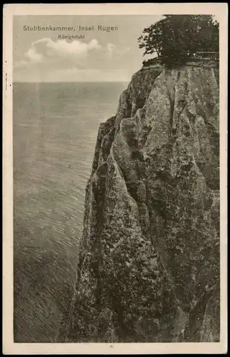 Stubbenkammer-Sassnitz Königsstuhl Stubbenkammer, Insel Rügen 1920