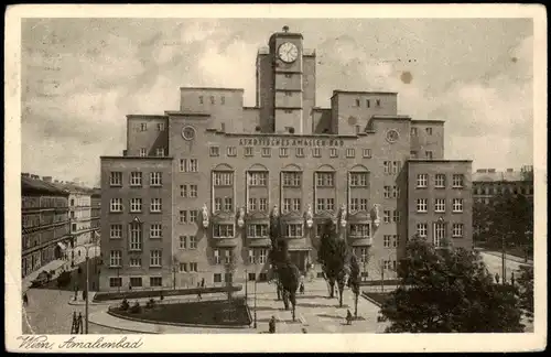 Ansichtskarte Wien Amalienbad 1930