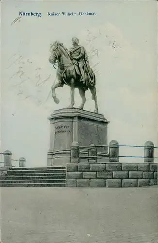 Ansichtskarte Nürnberg Kaiser Wilhelm - Denkmal 1911