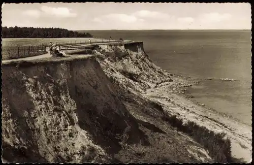 Ansichtskarte Travemünde-Lübeck Brodtener Ufer 1963