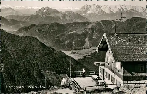 Ansichtskarte Marquartstein Hochgernhaus 1560 m - Bayr. Alpen. 1963