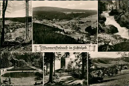 Ansichtskarte Warmensteinach Stadtansichten 1963