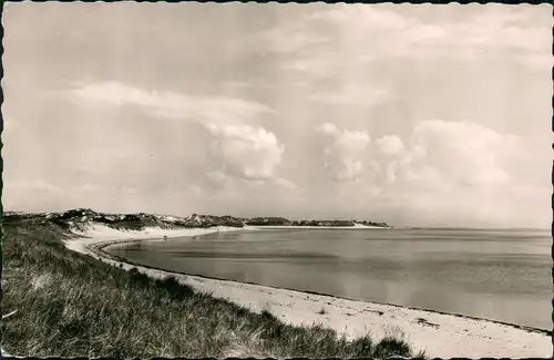 Ansichtskarte List auf Sylt Oststrand 1957