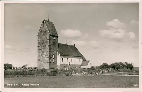 Ansichtskarte Keitum (Sylt) Kirche 1961