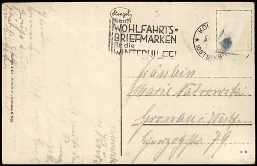 Postcard Kolberg Kołobrzeg Siloah 1922