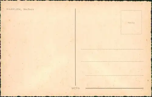 Postkaart Haarlem Ortsansicht, Stadhuis, VW Käfer 1960