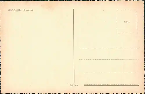 Postkaart Haarlem Ortsansicht, Spaarne, Blumen-Verkäufer 1960