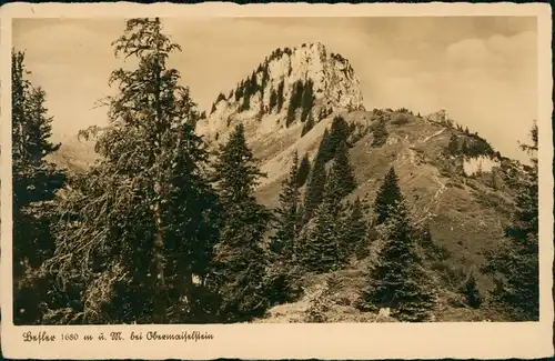 Ansichtskarte Obermaiselstein (Oberallgäu)  1939   gelaufen mit Stempel FISCHEN