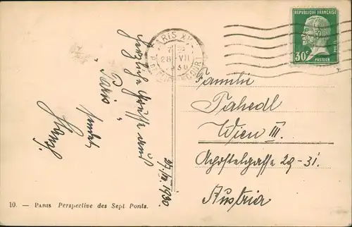 CPA Paris Panorama-Ansicht, Stadt-Ansicht 1930