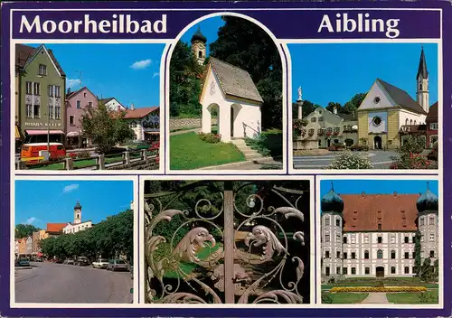 Ansichtskarte Bad Aibling Mehrbildkarte mit Ortsansichten 2004