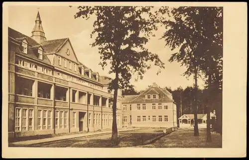 Postcard Kolberg Kołobrzeg Reinke-Waldheilstätte - Schülerbrink 1928