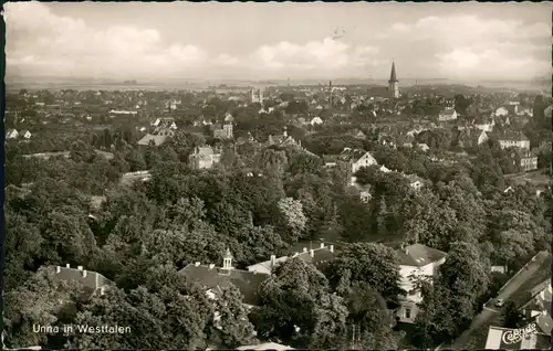 Ansichtskarte Unna Luftbild 1963