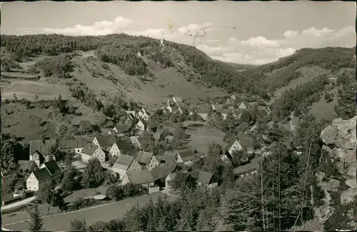 Ansichtskarte Hirschbach Stadtpartie 1961