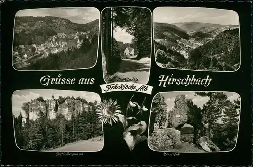 Ansichtskarte Hirschbach Mehrbild AK Stadt- und Umlandansichten 1967