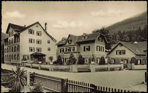 Ansichtskarte Bad Teinach-Zavelstein Kurheim Waldfrieden 1961