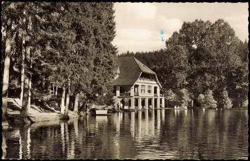 Ansichtskarte Freudenstadt Der Langenwaldsee, Restaurant 1958