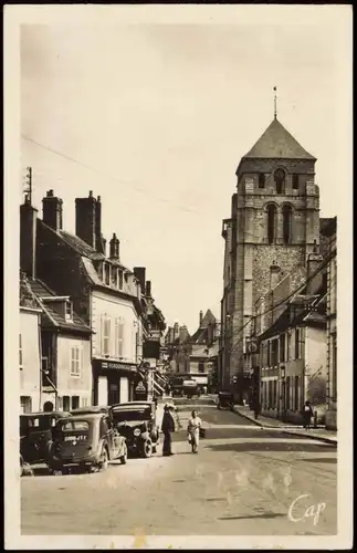 CPA Cosne-Cours-sur-Loire Straßenpartie Eglise Saint-Jacques 1940