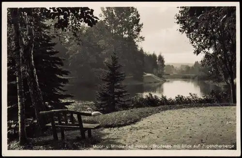 Postcard Bad Polzin Połczyn Zdrój Blick auf Jugendherberge 1936