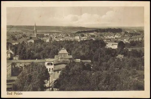 Postcard Bad Polzin Połczyn Zdrój Blick über die Stadt 1926