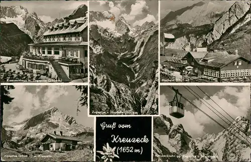 Garmisch-Partenkirchen Kreuzeck (Wettersteingebirge) Mehrbild 1956