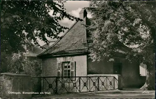 Ansichtskarte Göttingen Bismarckhaus am Wall 1964