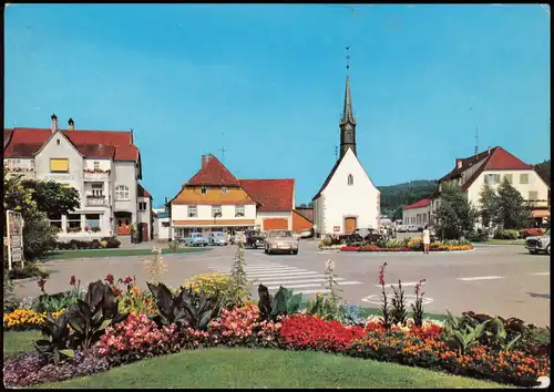 Unteruhldingen-Uhldingen-Mühlhofen Teilansicht der Seefelderstrasse 1968