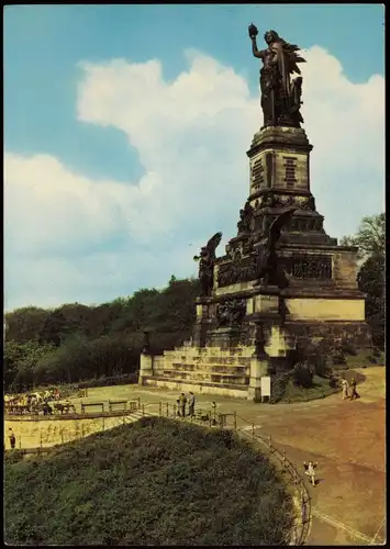 Rüdesheim (Rhein) National-Denkmal Partie am Niederwalddenkmal 1969