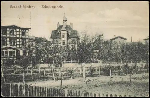 Postcard Misdroy Międzyzdroje Erholungsheim, Pommern 1923