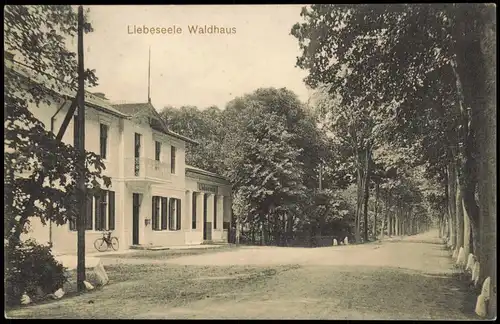 Postcard Misdroy Międzyzdroje Liebeseele Waldhaus, Pommern 1912
