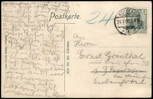Postcard Kolberg Kołobrzeg Strandleben u. Herrenbad, Herrenbad 1908