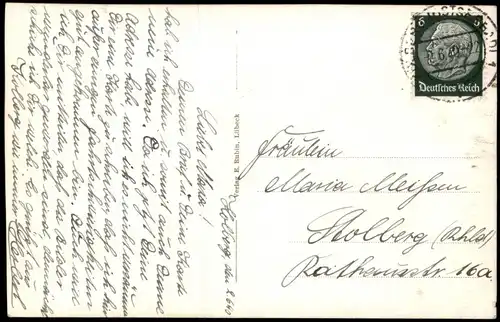 Kolberg Kołobrzeg Strand mit Strandschloßplatte - Foto AK 1936/1940